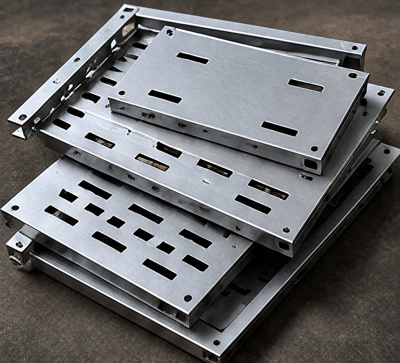 Laser-cut sheet metal parts — illustration